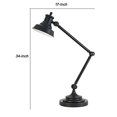 thumbnail image 5 of Benjara BM226321 7W LED Desk Lamp with Adjustable Metal Arm & 600 Lumen Output, Black, 5 of 5