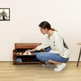 thumbnail image 3 of BALANBO Shoe Rack & Shoe Bench & Shoe Cabinet & Detachable Cushion with Hidden Storage Compartment, 3 of 7