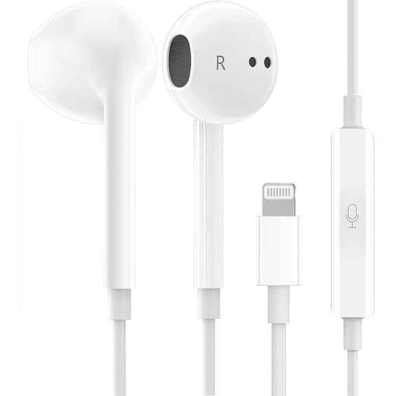 Audífonos con cable Wabklove con conector Lightning para iPhone