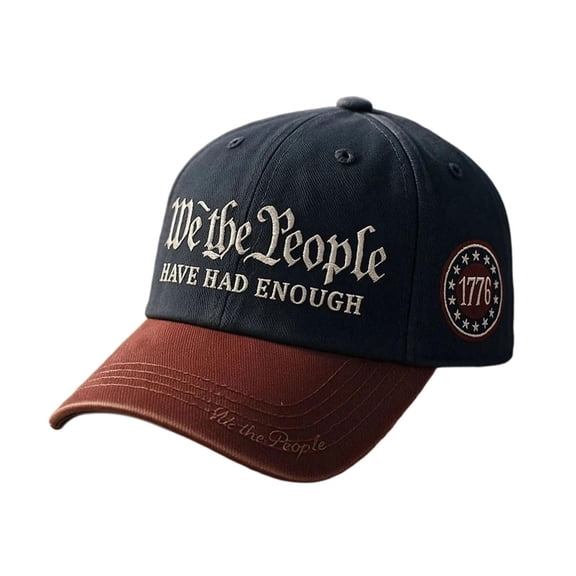 250 Anniversary Usa Hat,250 Year American Anniversary Hat,Vintage 250th Anniversary USA Hat We The People Have Had Enough Baseball Cap,Declaration Of Independence Hat(Navy)