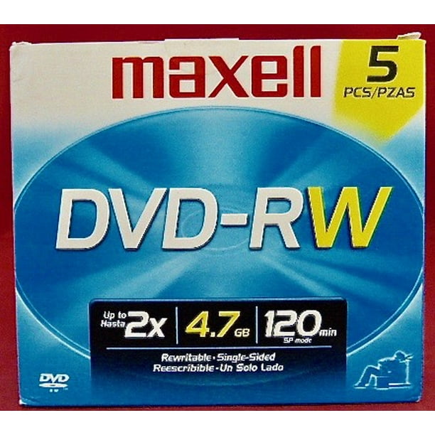 051147M Maxell DVDRW Up To 2X Rewritable SingleSided 120 Minutes 4