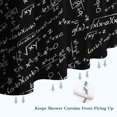 thumbnail image 6 of Math Equations Algebra Black Pattern Shower Curtain 36"x72" ,Bathroom Decorative Shower Curtains Set with 12 Hooks,Modern Waterproof Washable Shower Curtain, 6 of 6