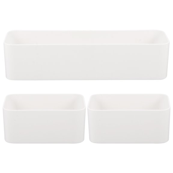 Yongwei 3Pcs Wall Mount Storage Box Holder Organizer