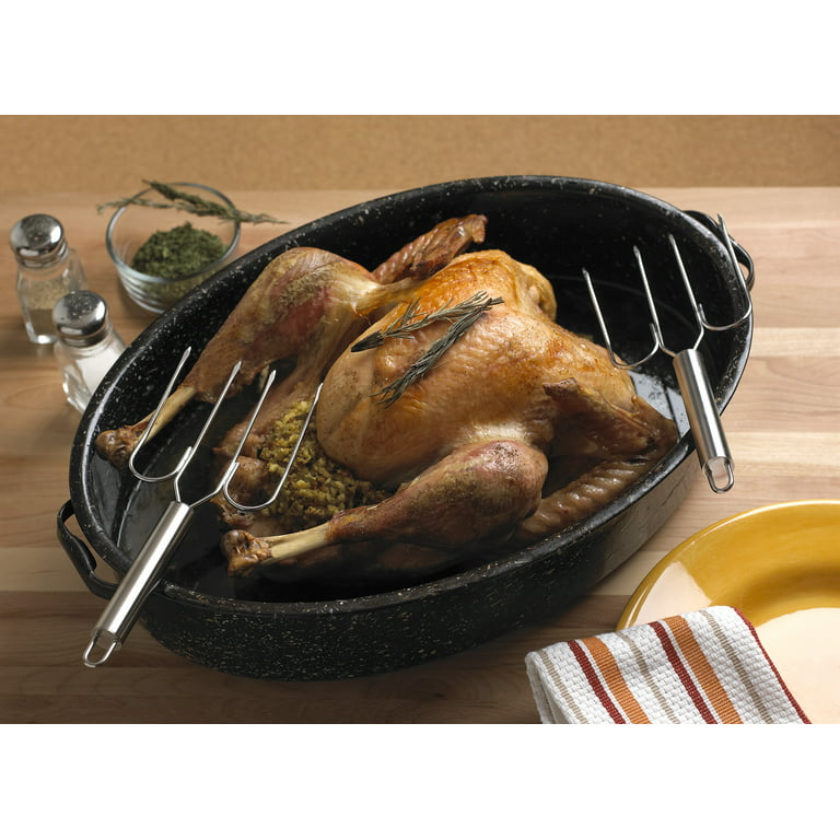 Fox Run 5666 Beer Can Poultry Roaster, Stainless Steel