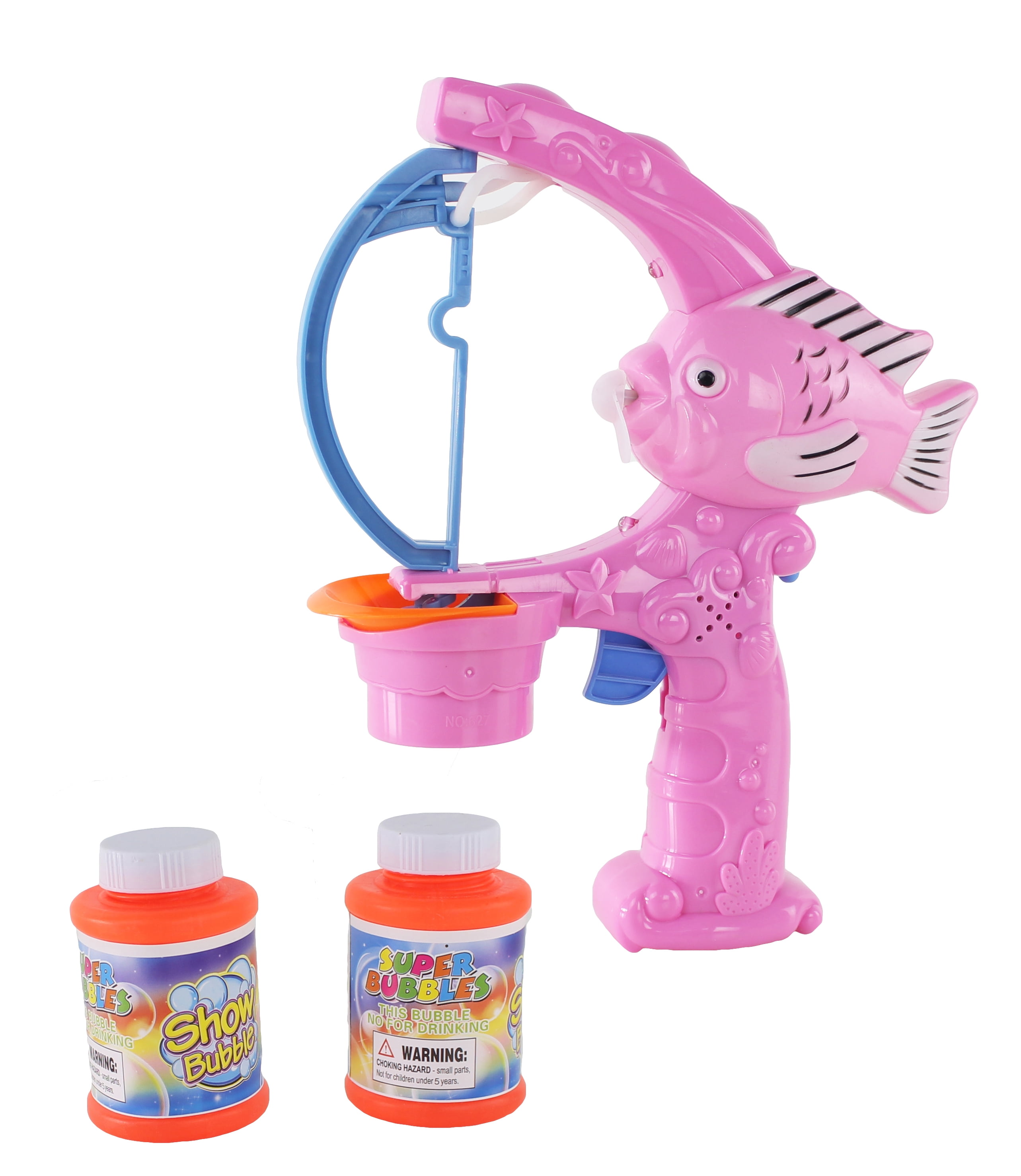bubble blowing fish toy