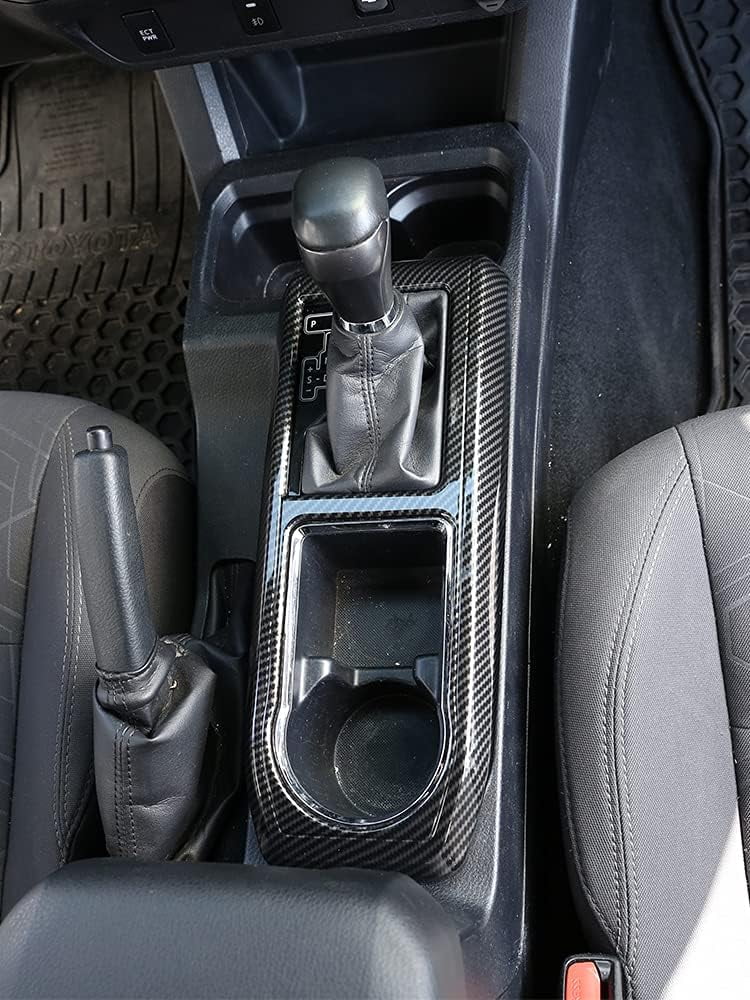 TINKI Car Control Gears Panel Protective Cover molding Trims Stickers for Toyota Tacoma 2016 2017 2018 2019 2020 2021 2022 Accessories
