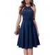 thumbnail image 1 of Vestido de cóctel vintage de encaje bordado con hombros descubiertos para mujer, 1 of 6