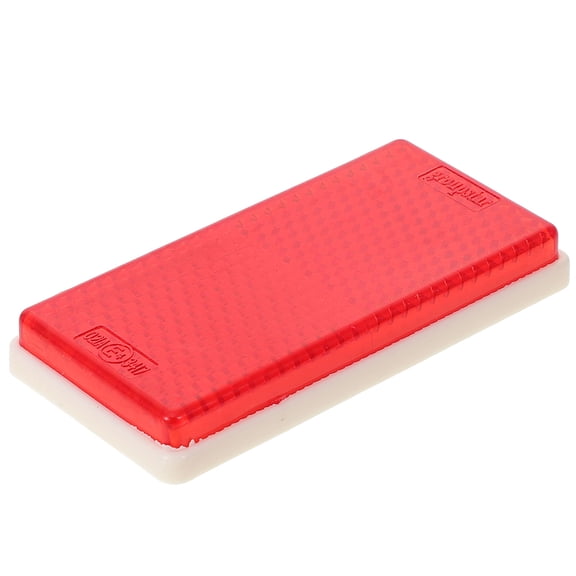 YOSADIER Red Rectangle Vehicle Reflectors with Self-Adhesive Backing for Trailer Safety and Decorative Use
