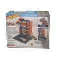 thumbnail image 4 of Hot Wheels City Toy Track Set, Downtown Car Park Playset with 1:64 Scale Vehicle, 4 Levels, Working Lift & Exit Chute, 4 of 7