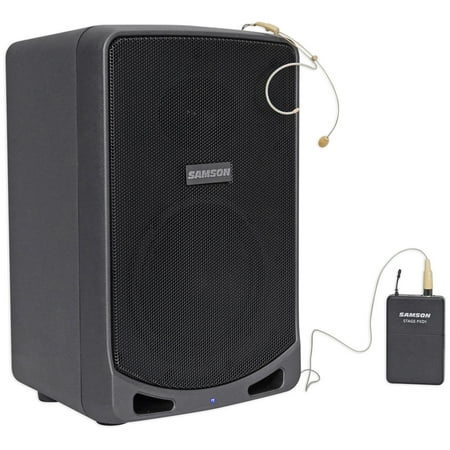 Samson Portable Rechargeable School Teacher Classroom PA Speaker System+Headset