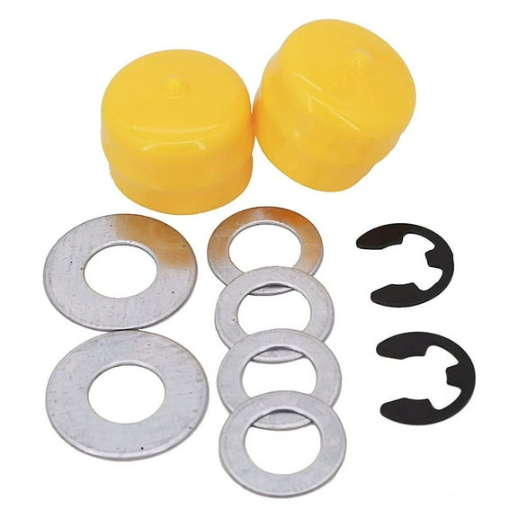 Front Wheel Hardware Kit for John Deere D100 D105 D110 Lawn Tractors - Compatible with LA100 LA105 LA110 Series - Includes M14338 M123253 M123811 Parts