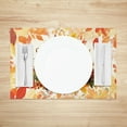 thumbnail image 2 of SUNOLIFE Fall Pumpkins Placemats Set of 4,Autumn Thanksgiving Party Table Decorations 12x18 inch, 2 of 7