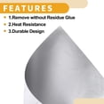 thumbnail image 3 of Unique Bargains Matte Silver Tone Protective Car Wrap Film 152x90cm 5.5mil Polyvinyl Chloride 1 Pc Universal, 3 of 7