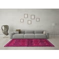 thumbnail image 3 of Ahgly Company Indoor Square Persian Pink Traditional Area Rugs, 3' Square, 3 of 4