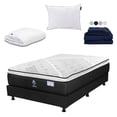 thumbnail image 1 of Colchón Queen Size Alaska + Box + Sábanas Softy + Almohada One + Protector Cloud, 1 of 10