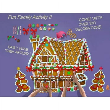 Wallhogs Decorate Me! Gingerbread House Wall Decal