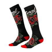 ONeal Pro MX Roses Socks (OSFM, Black)