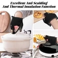 thumbnail image 7 of Disketp Baker Gnome Non-Slip Mini Oven Mitt Set, Short Oven Mitts for Baking Grilling Barbecue Microwave, 5.9"x5.9"in, 7 of 7