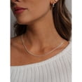 thumbnail image 6 of APSVO S925 Sterling Silver Plated Chains for Women 1.5mm/2mm Non-tarnish Rope Necklace Birthday Graduation Jewelry Gifts Her Ideas Girlfriend Female Wife Mom Teen 14/16/18/20/22/24 Inch, 6 of 6