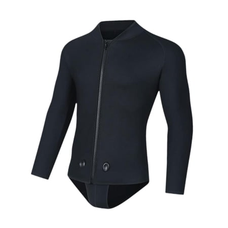 yotijar Men Wetsuit Top Scuba Diving Suit Jacket for Watersports Kayaking Freediving L