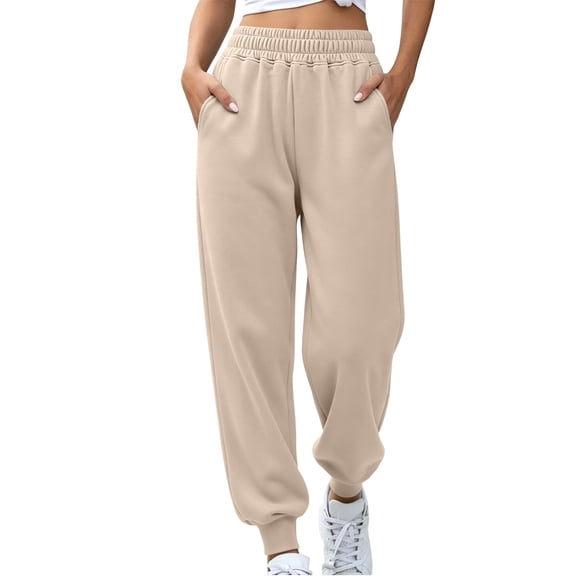 Maean Sweatpants for Womens Jogger Sweat Pant Elastic Waist Running Lounge Pant Workout Athletic with Pockets