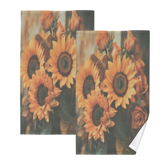 BZSMCE Face Towel Hand Towel Bath Towel Cotton Bath Towel Sets Hand Bath Towels Fashion Golden Blossom Ensemble Pattern