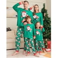thumbnail image 1 of Pijamas navideños a juego para la familia, ropa de Navidad verde con estampado de Papá Noel, mamá y yo, disfraz de perro, novedad de 2023, 1 of 4