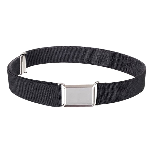 Beshee Belts for Women Belt for Children Elastic Belt for Boys and Girls Monochrome Pants Belt Womens Belt Black