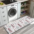 thumbnail image 3 of White Christmas Tree Pattern Kitchen Rug Mat,Kitchen Runner Rugs Non Skid Washable,Decorative Kitchen Floor Mats for Kitchen,Sink,Laundry,17"x47.2", 3 of 7