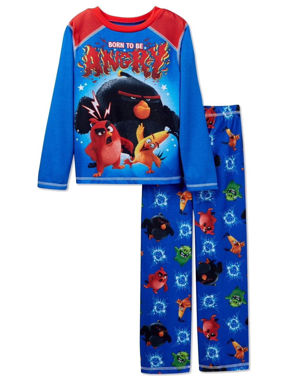 Angry Birds Star Wars Boy Long Sleeve Sleeper Blanket Pajama Size M 8
