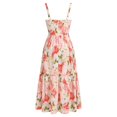 thumbnail image 3 of WILLBEST Vestido De Verano Para Mujer, Moderno Vestido Casual Para Actividades Al Aire Libre, Ropa De Verano Cómoda Con Diseño Fluido Y Estampado Floral Para Parques Y Relajación En Casa., 3 of 3