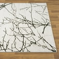 thumbnail image 5 of Luxe Weavers Modern Abstract Branches Cream Green 2x8 Area Rug, Machine-Made Carpet, 5 of 9