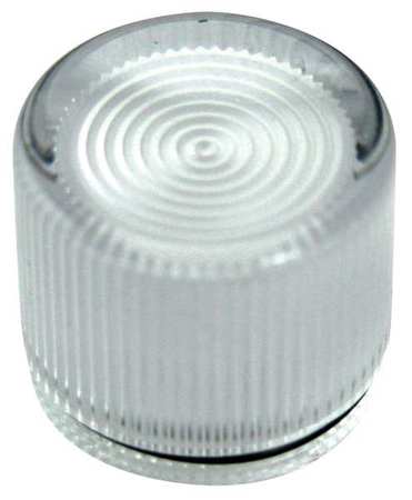 DAYTON 30G472 Push Button Cap,Illuminated,30mm,Clear