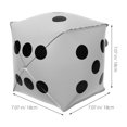 thumbnail image 2 of BRIGHTFUFU 5pcs Globos de dados Decoraciones de la fiesta del casino Casino de aluminio Cube Casino, 2 of 8