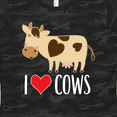 thumbnail image 4 of Inktastic I Love Cows Dairy Farmer Women's T-Shirt, 4 of 5