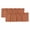 Burnt Orange, variant on 2 Pack Valances for Windows, Navy Blue Window Valances for Living Room/Bedroom/Bathroom, Modern Solid Color Blue Cosatal Light Filtering Kitchen Curtain Valance Window Treatment 54"W x18" L