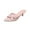 Pink High Heels Shoes for Women, variant on hopeusnice High Heels Shoes for Women Tapered heel Breathable Trendy 35%Cotton 65%Polyester Summer Shoes Open Toe Sandals Non-slip Soft High Heels Shoes Pointed toe Pointed toe Dress Shoes Pink 42