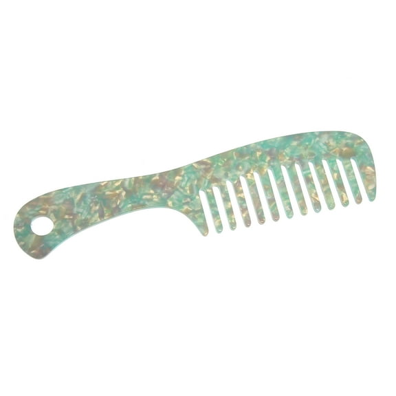 Vocoste Hair Comb Wide Tooth Detangling Comb Anti-Static for Thick Curly Hair Hair Care Green 1 Pcs