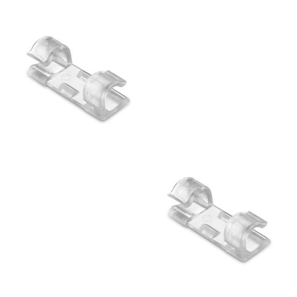 Sidaley Clips de Cable de 20 piezas, soporte de caída de Cable de gestión de Cables ABS, organizador autoadhesivo resistente al desgaste, Clip de Cable Type5 NO5