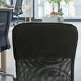 thumbnail image 4 of DOLITY Desk Chair Back Cover Elastic Protective Removable Headrest Cover Office Chair Backrest Slipcover for Wedding Study Game Room 28cmx48cm, 4 of 9