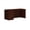 Traditional Mahogany, variant on HON Mod 60"W Single Pedestal Desk (24"D)