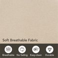 thumbnail image 5 of ReNest 26" Counter Height Bar Stools, Modern Upholstered Bar Stools for Kitchen Island & Home Bar, Sand Fabric, Set of 2, 5 of 18
