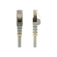 thumbnail image 2 of StarTech.com 35ft CAT6A Ethernet Cable, 10 Gigabit Shielded Snagless RJ45 100W PoE Patch Cord, CAT 6A 10GbE STP Network Cable w/Strain Relief, Gray, Fluke Tested/UL Certified Wiring/TIA - Category 6A - 26AWG (C6ASPAT35GR) - Patch cable - RJ-45 (M) to RJ-45 (M) - 35 ft - STP - CAT 6a - molded, snagless - gray, 2 of 3