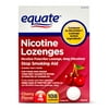 (2 Pack) Equate Nicotine Lozenges Stop Smoking Aid Cherry Flavor, 4 mg, 108 Ct