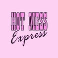 thumbnail image 3 of CafePress - Pink Hot Mess Express - Pullover Hoodie, Classic & Comfortable Hooded Sweatshirt, 3 of 4