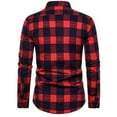 thumbnail image 3 of Fancifize Flannel Shirts for Men Long Sleeve Regular Fit Button Down Casual Plaid Shirt Lightweight Business Dress Shirts, 3 of 3
