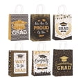 thumbnail image 2 of Paquete de 6 Bolsas de Regalo para La Temporada de Graduación, Bolsas de Dulces, Bolsas de Papel Kraft para Regalo., 2 of 6