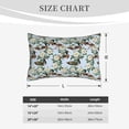 thumbnail image 4 of Lsque Mallard Ducks And Roses Pattern Pillow Case – Soft & Cozy Throw Pillow Cover, Hypoallergenic Cushion Case for Sleeping Women with Envelope Closure-20"x30", 4 of 6
