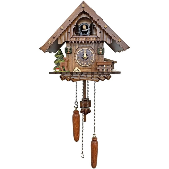Alexander Taron 10" Engstler Musical Black Forest Cuckoo Wall Clock