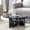Black, variant on MDF Black Round Coffee Table for Various Interior Styles, Exhibiting Modern Minimalism and Nordic Charm, with Product Dimensions of 31.5*31.5*13.98 Inches